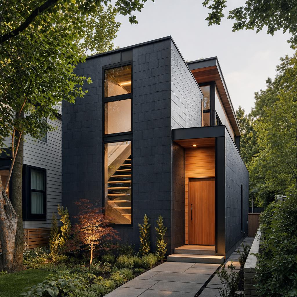 Slate House AI-generated exterior concept